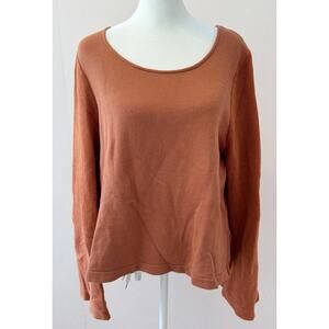 ABLE Bell Sleeve Pullover Sweatshirt Sweater Size L (cotton cozy sustainable)